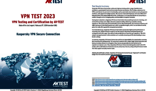 Kaspersky VPN Test Report 2023