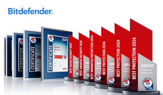AV-TEST Awards 2024 for Bitdefender