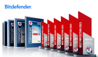 AV-TEST Awards 2023 d&eacute;cern&eacute;s &agrave; Bitdefender